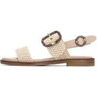 Carmela pour femme. 16315902-BEIGE Sandales 163159 beige (36), Tissu, Plat, Boucle, Casuel