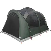 vidaXL Tente tunnel vert olive 370 x 275 x 210 cm en polyester et acier