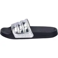 Adidas Mule 'Adilette' noir / argent