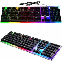 VERK 06207 Clavier gaming rétro-éclairé