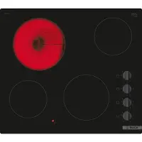 Bosch Table de cuisson vitrocéramique 60cm 4 feux 6600w noir - - PKE611CA8E - série 2