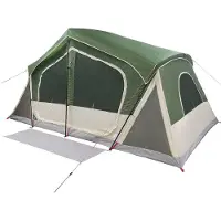 vidaXL Tente cabane verte 480 x 273 x 205 cm en polyester et acier