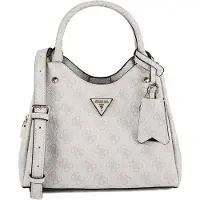 GUESS Sacs à main 'MERIDIAN II' camel / blanc
