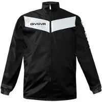 Givova Veste de sport Rain Nero-bianco Noir