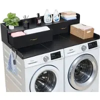 Vevor Comptoir pour Lave Linge et Sèche Linge avec Étagère