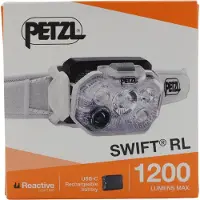 Petzl - Lampe frontale d'alpinisme et de ski de randonnée - Swift RL White - Blanc
