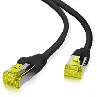 Helos Câble de raccordement Cat.6a GHMT AWG 26/7 noir 20,0 m