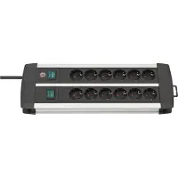 Brennenstuhl 1391000912 power extension 3 m 12 AC outlet(s) Indoor Black, White