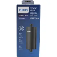 Philips AWP1775BK/10 Inline-Duschfilter , schwarz