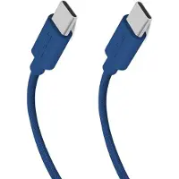SBS Câble USB C - USB C PD 60W 1m50, bleu, tressé