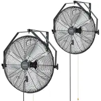 Vevor Ventilateur Mural Industriel 50,5 cm Lot de 2