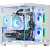 LYTEK Unité Centrale Gamer Blanc-r5/16go/480go/rtx5050-6go/w11-reconditionné Grade A+