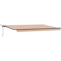vidaXL Tringle à linge rétractable, multicolore, 500 x 300 x 165 cm, polyester