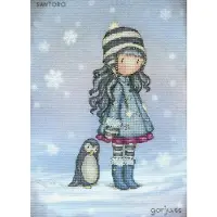 Bothy Threads Kit de point de croix compté « Blizzard », XG49, 22 x 30,5 cm, à réaliser soi-même