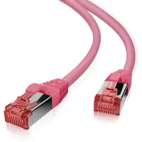 Helos Câble de raccordement Cat.6 GHMT AWG 27/7 magenta 10,0 m