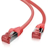 Helos Câble de raccordement Cat.6 GHMT AWG 27/7 rouge, 30,0 m