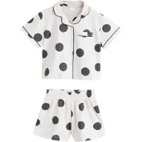 Next Pyjama noir / blanc