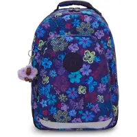 Kipling Sac à dos 'Class Room' azur / bleu violet / orchidée / violet foncé