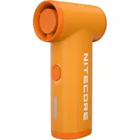 Nitecore NEF Nano High-Speed Handheld Fan, Bright Orange, ventilateur