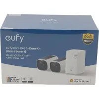 Eufy Cam E40 Kit 2 Caméras (homebase 3) Caméra Extérieure Intelligente Blanc