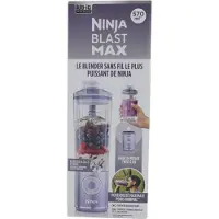 Ninja BC251EULD, Mixeur portable, 0,57 l, Broyeur à glace, Lavande, Transparent