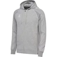 Hummel Veste de survêtement 'Move 2.0' gris foncé / gris chiné / blanc