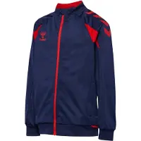 Hummel Veste de survêtement 'Core 2.0' bleu foncé / rouge cerise