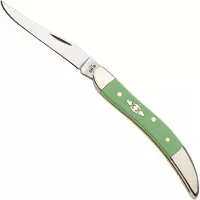 Case Knives Case Small Texas Toothpick 63835, Smooth Mint Green Synthetic, 410096 SS couteau de poche