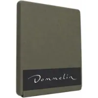 Dommelin Drap-housse Dommelin Olive (Percale 200TC)-90 x 200 cm