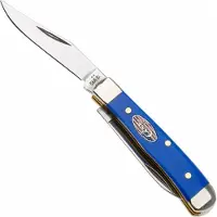Case Knives Case Tiny Trapper Smooth Royal Blue Synthetic 16401, 42154W SS couteau de poche