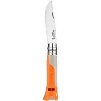 Opinel No. 08 Horizon 3305, Made For The Elements, Satin Stainless Steel, Orange / Sand Polyamide, couteau de poche
