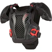 Alpinestars Protection De Poitrine Bionic Action Junior Black Red, Taille: S/M