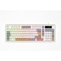 The G-Lab Clavier gaming filaire Azerty Keyz Caesium Ex avec molette de volume