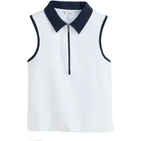 Next Haut bleu marine / blanc