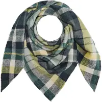 s.Oliver Foulards oversize mastic / bleu cyan / jaune / graphite