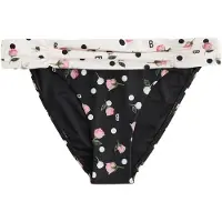 Ted Baker Bas de bikini crème / vert foncé / rose ancienne / noir