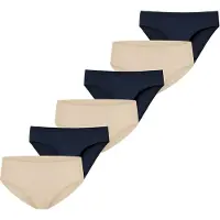Schiesser Slip ' Invisible Cotton ' sable / bleu nuit