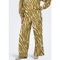 JDY Pantalon 'JDYHolly' vert / blanc
