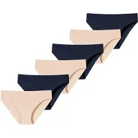 Schiesser Slip ' Invisible Light ' sable / bleu nuit