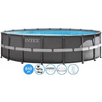 Intex Ultra XTR Frame Swimmingpool-Set Rund 610x122 cm