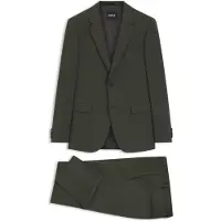 BOSS Costume Slim deux pièces en laine vierge stretch