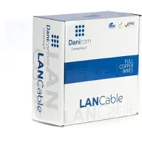Dsit Câble extérieur DANICOM CAT6A UTP 50 m à conducteurs rigides - PE (Fca)