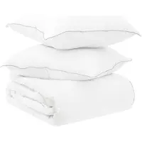 vidaXL Ensemble de draps , 2 pièces, 200 x 240 cm, collection été, fibre de bambou, 150 g/m²