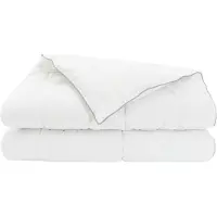 vidaXL Couette blanche 200 x 220 cm en fibre de bambou