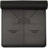 Myga Tapis de yoga extra larges pour l'alignement du lotus