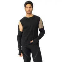 Heartless T-shirt manches longues Gothic de - Gloomtek - Haut - S - L - pour Homme - noir - Taille L