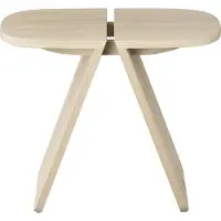 Blomus Table d'appoint AVIO, en chêne, diamètre 45 cm. Article exclusif