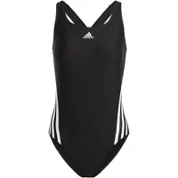 Adidas Maillot de bain sport '3-Stripes' noir / blanc