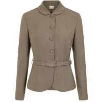 Syal Sp. zo.o. Veste mi-saison Rockabilly de - Lady Danbury Jacket - XS - XXL - pour Femme - marron - Taille XS