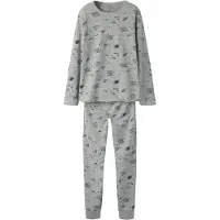 Name it Pyjama marine / jaune pastel / gris chiné / rouge orangé